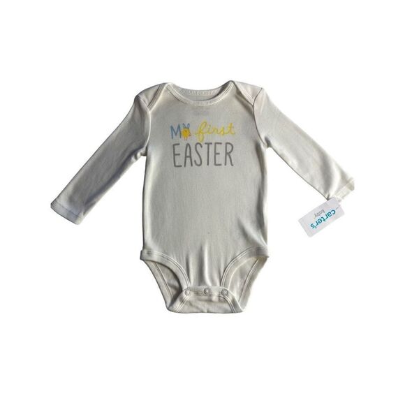 CARTER’S  6M BABY Chick “MY 1ST EASTER” Bodysuit - Picture 1 of 8